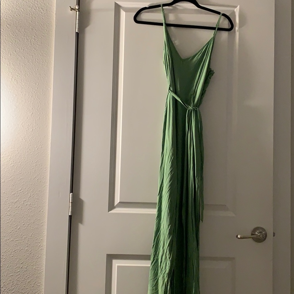 F21 Olive Jumpsuit
